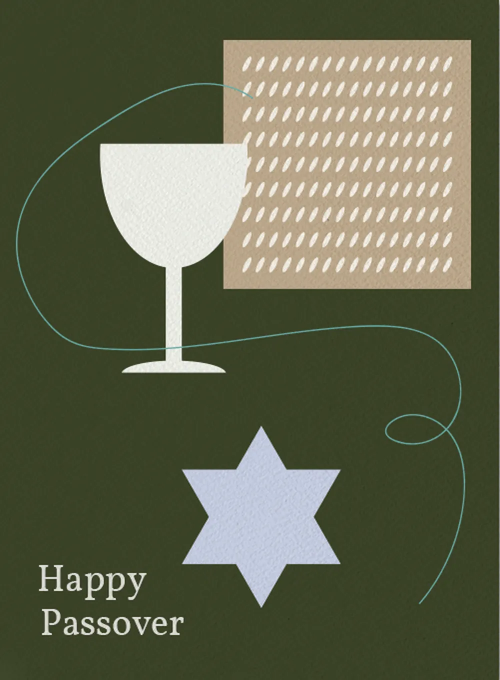 Abstract Passover - passover_cards - Card
