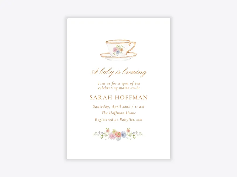 Garden Tea - featured - Invitation