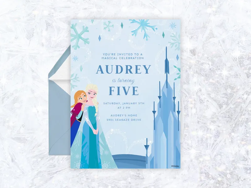 Disney’s Frozen: Brrrrthday Party - featured - Invitation