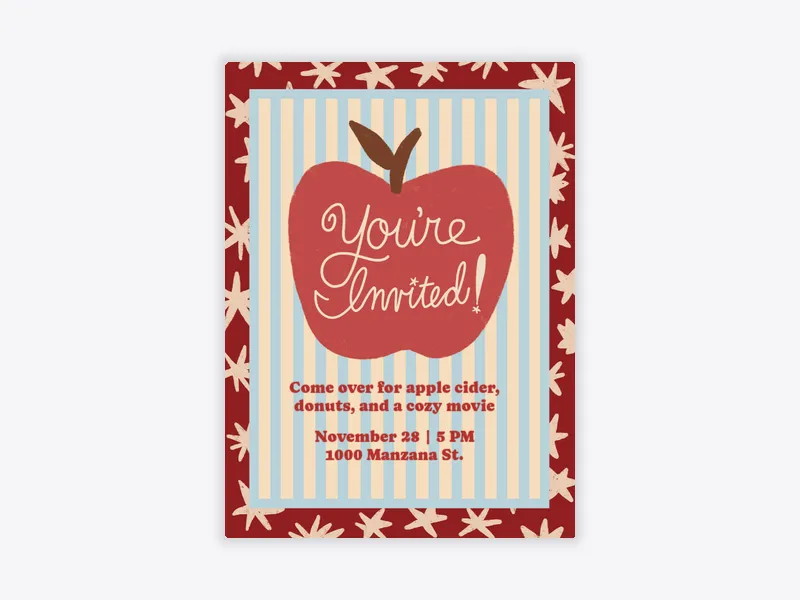 Apple Delights x Jenna O’Brien of Feeling! Magazine - featured - Invitation