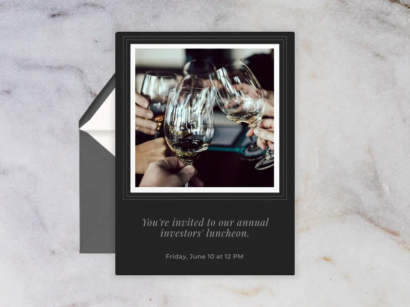 Basic Black (Photo) - meetings - Invitation