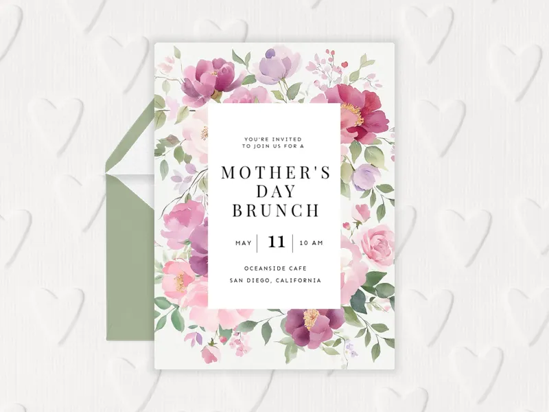 Dainty Spring - mothers_day - Invitation