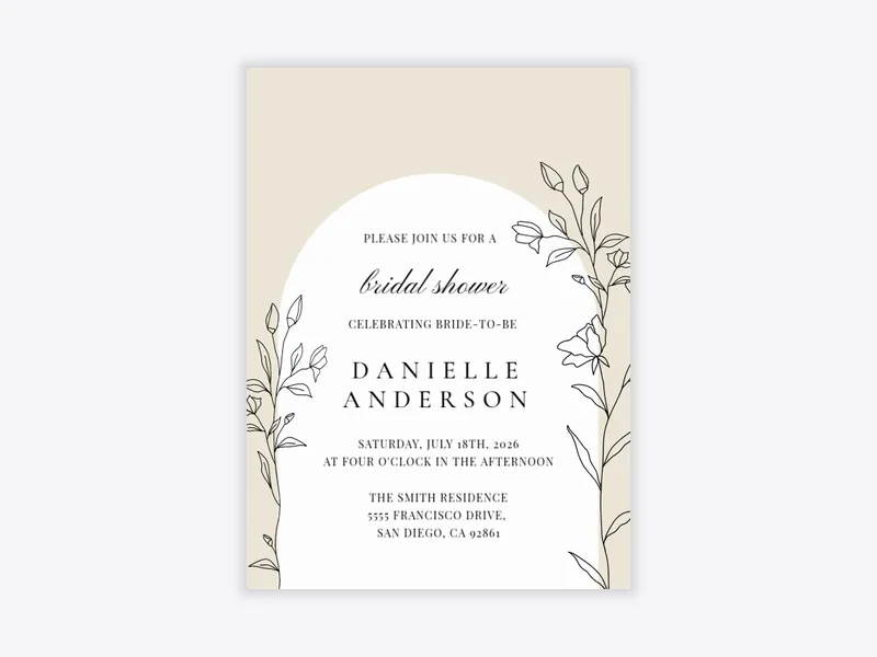 Drawn to Each Other - featured - Invitation