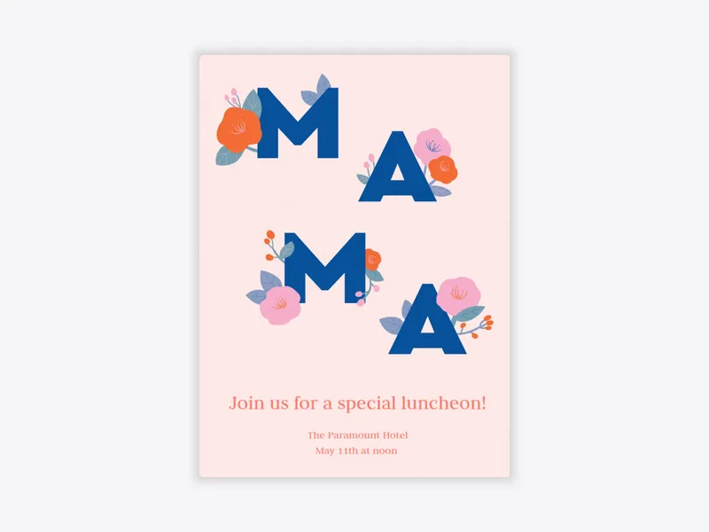 Floral Mama - featured - Invitation