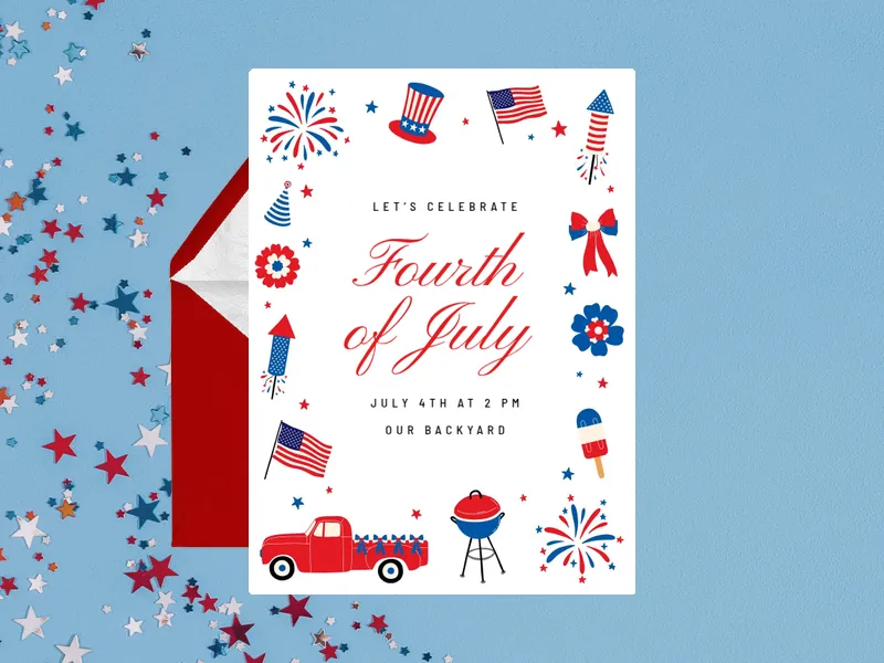 Fourth of July Celebration - july_fourth - Invitation