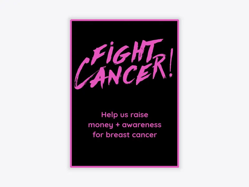 Fight Cancer - featured - Invitation