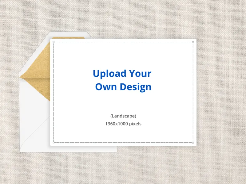 Upload Your Own Design (Beige and Gold) - conferences_workshops - Invitation