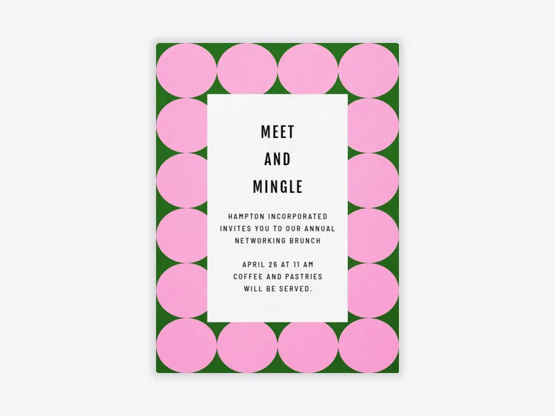 Got Dots - networking - Invitation