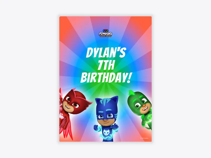 PJ Masks: Mightier Together - pj_masks - Invitation