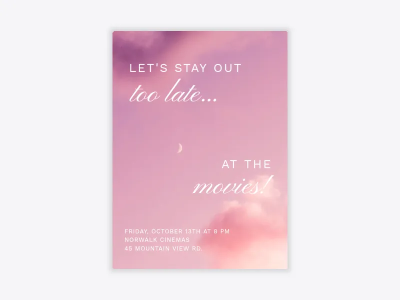 Hazy Hues - featured - Invitation