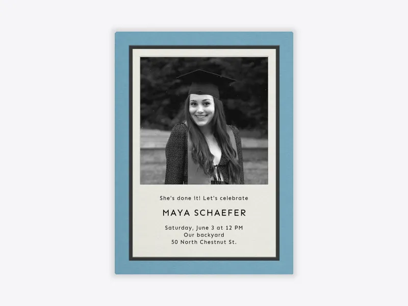 Grad Pride (Photo) - graduation - Invitation