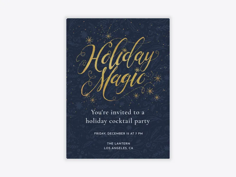Holiday Magic - office_holiday - Invitation