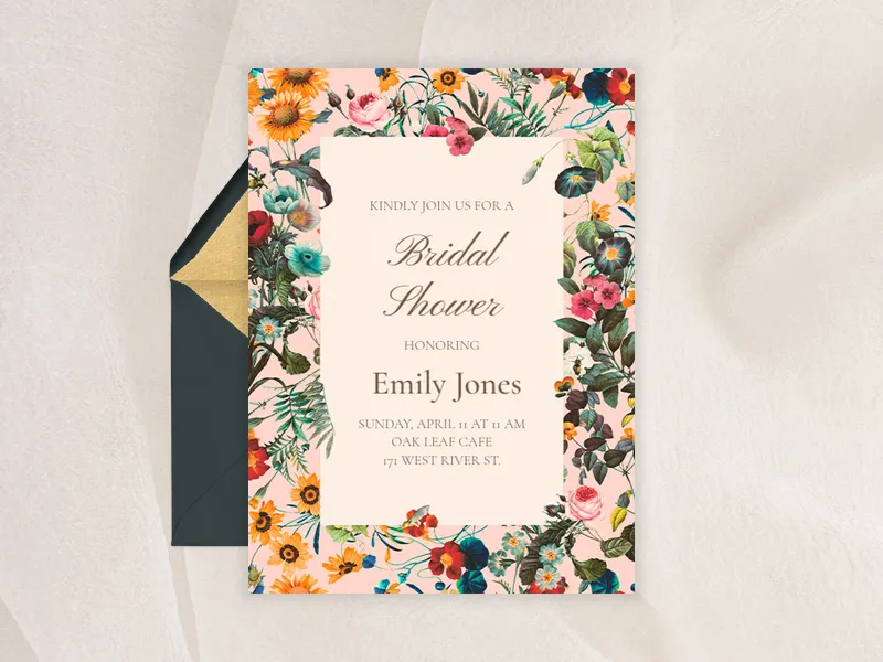 Love in Bloom - featured - Invitation