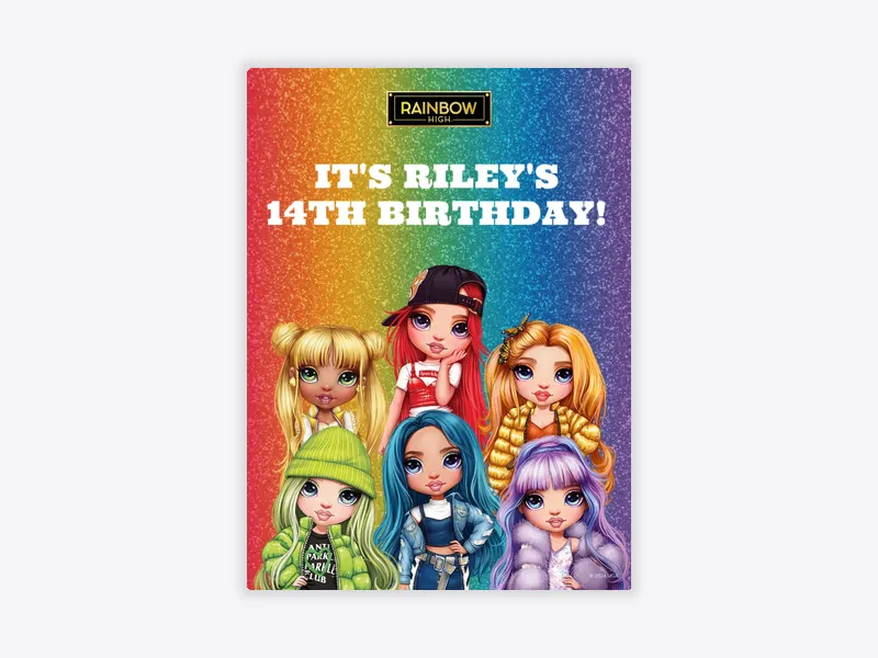 Rainbow High: Brighter Together Teen - rainbow_high - Invitation