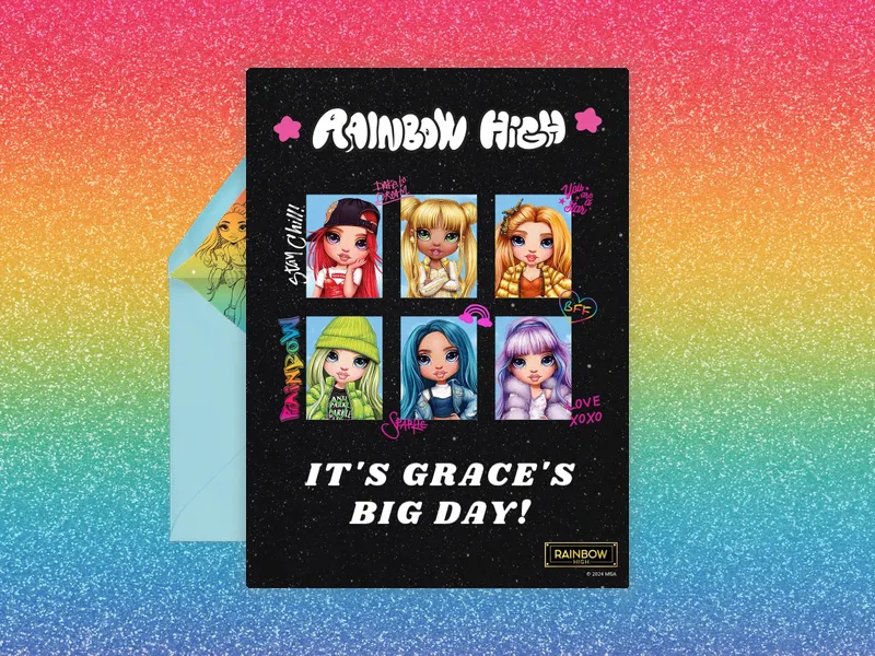 Rainbow High: Shimmer and Shine - rainbow_high - Invitation