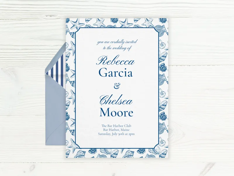 Ocean Breeze - featured - Invitation