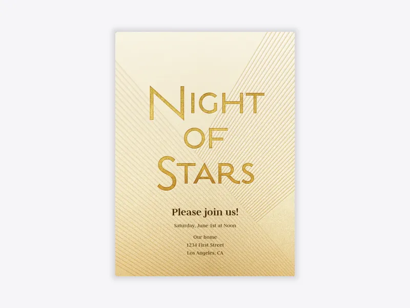 Night of Stars - viewing_party - Invitation