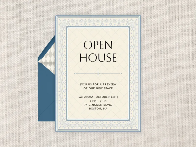 One for the Books - open_house - Invitation