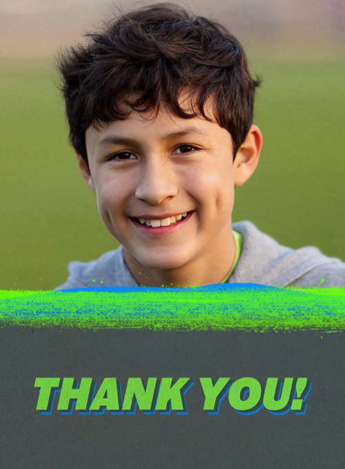 Party Neon Thank You (Photo) - design_your_own_cards - Card