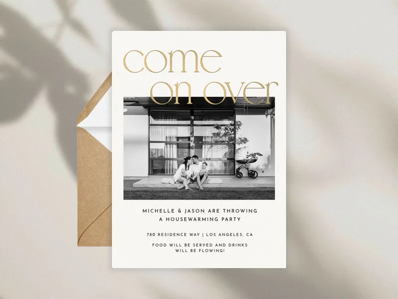 New Beginning (Photo) - housewarming - Invitation