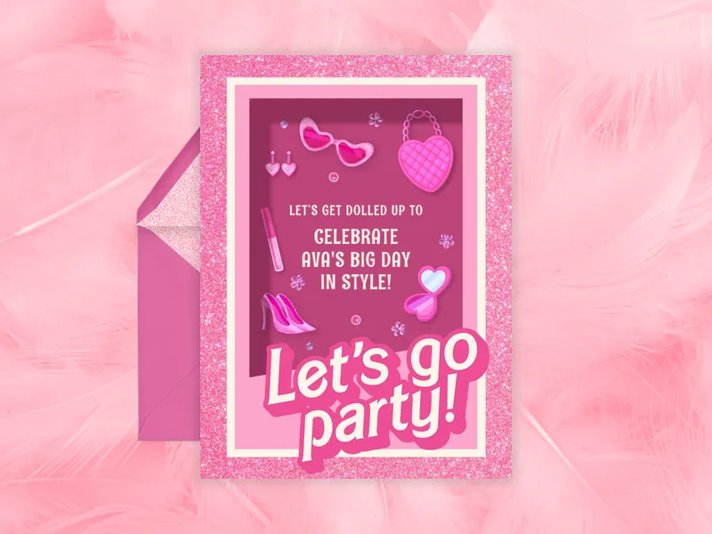 Perfectly Pink - featured - Invitation