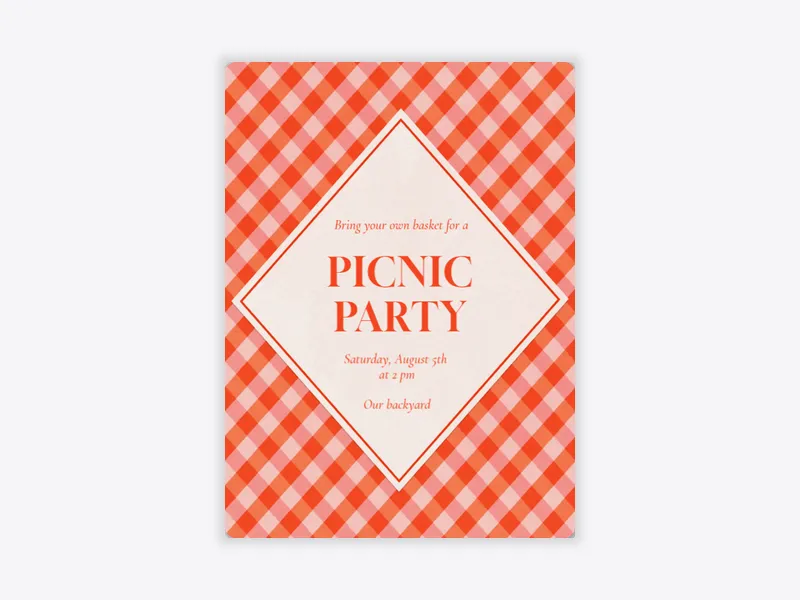 Picnic Preserves - featured - Invitation