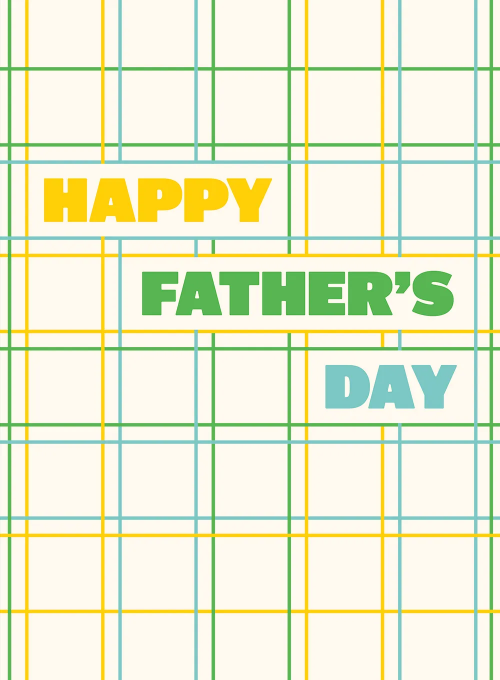 Plaid Dad - fathers_day_cards - Card