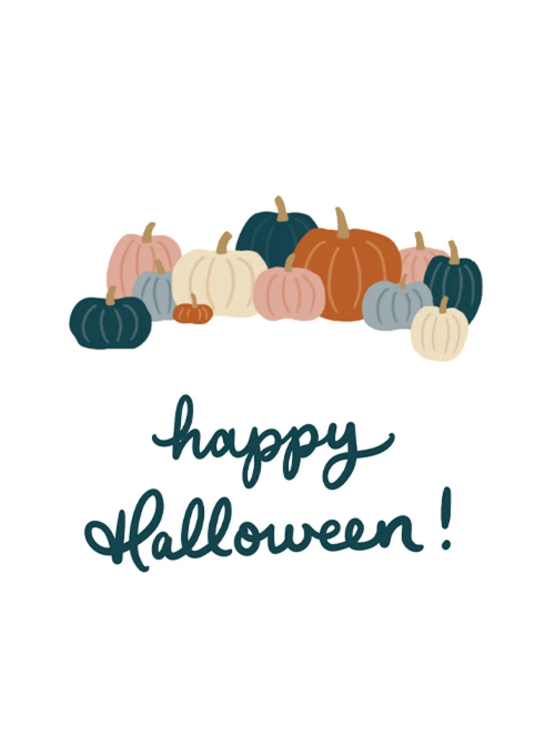 Pretty Pumpkins - halloween_cards - Card