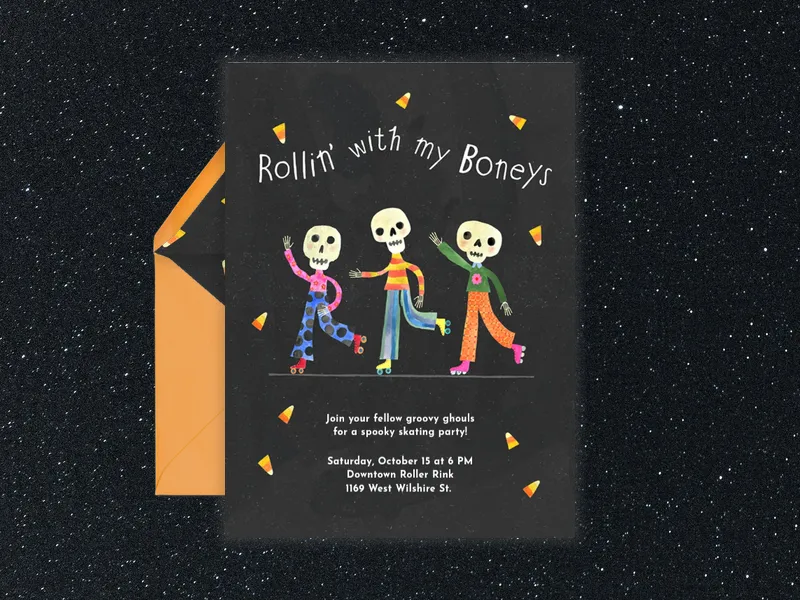 Rollin’ with My Boneys - featured - Invitation
