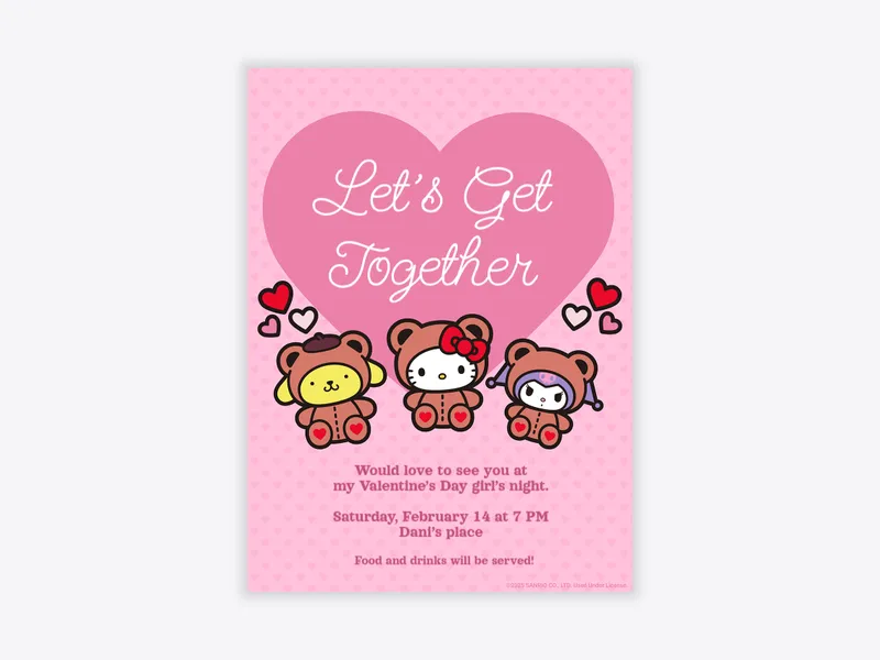 Sanrio’s Hello Kitty and Friends: Besties Forever - sanrio - Invitation