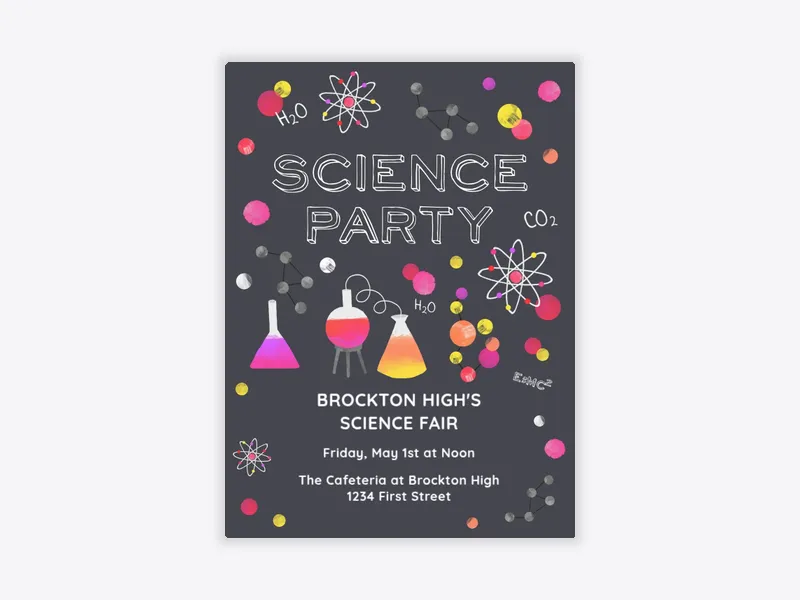 Science Experiment - kids_activities - Invitation