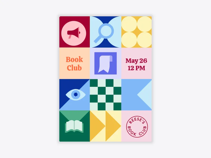 Reese’s Book Club: Getting Griddy - reeses_book_club - Invitation