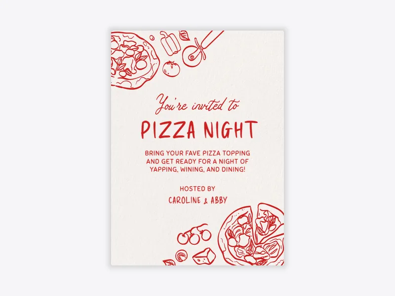 Slice, Slice, Baby - featured - Invitation