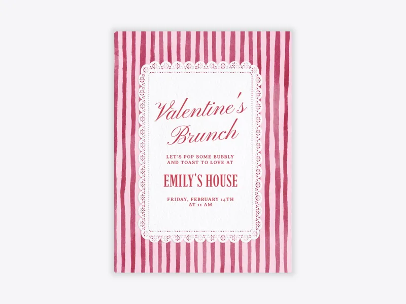 Sips & Stripes - valentines_day - Invitation