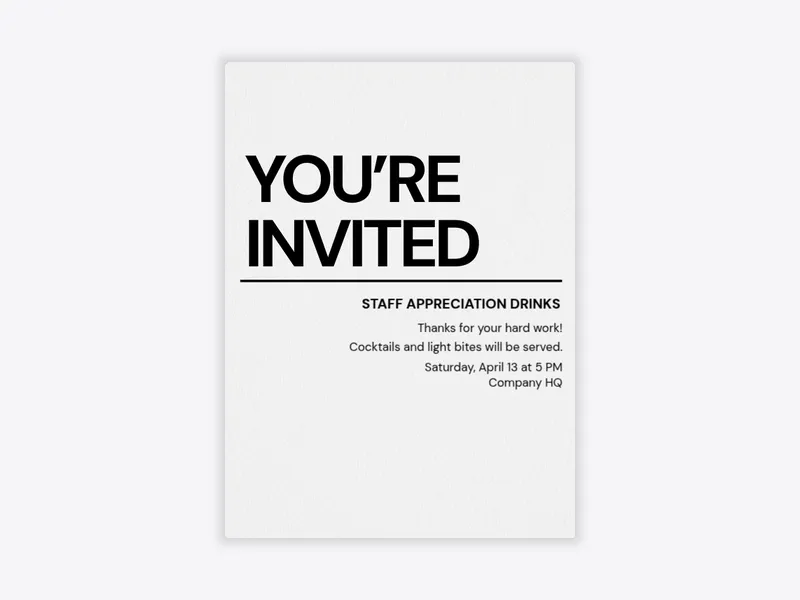 Simple Text - professional_events - Invitation