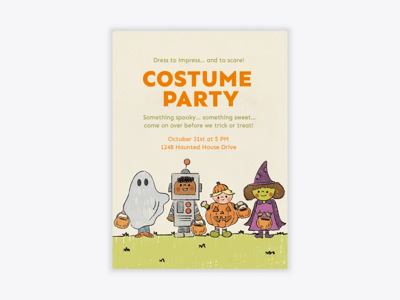 Spooky Sweeties - featured - Invitation