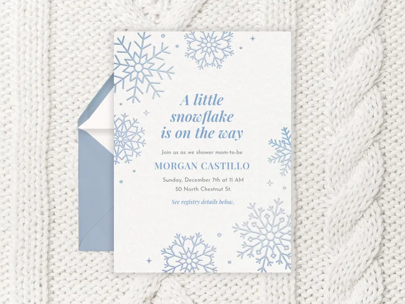 Snowflake Soiree - featured - Invitation