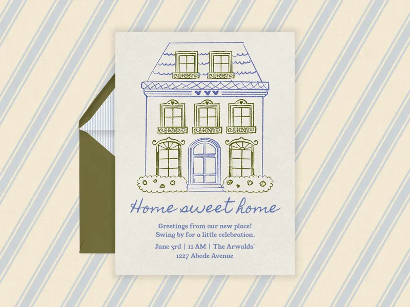 Sweet Home - housewarming - Invitation