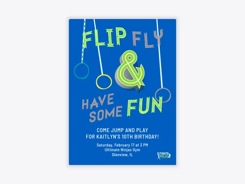 Ultimate Ninjas: Jump & Play - ultimate_ninjas - Invitation