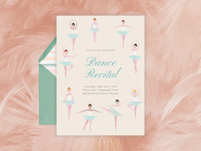 Tiny Dancers - kids_activities - Invitation