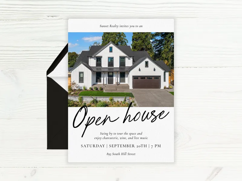 Welcome Home (Photo) - open_house - Invitation