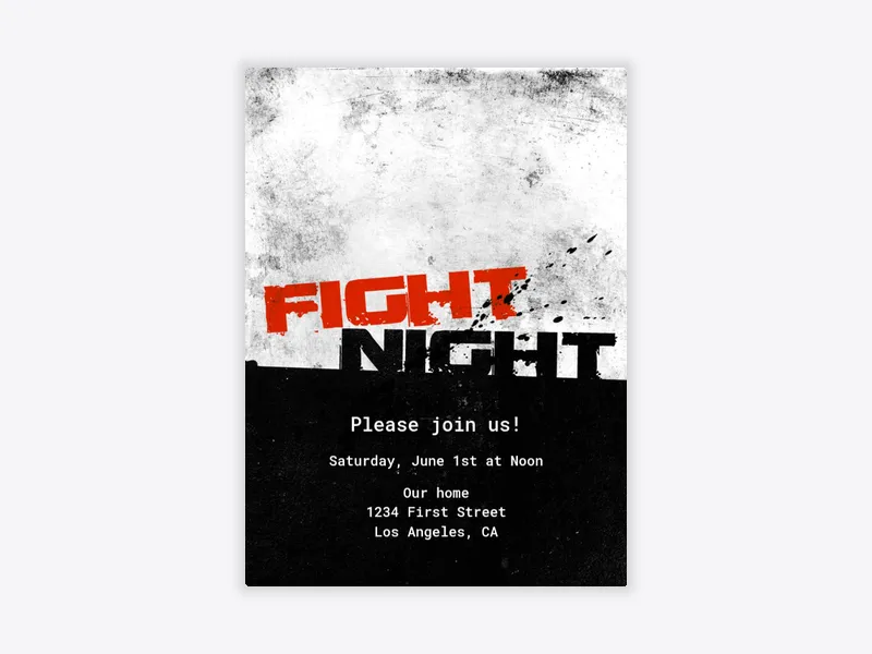 Watch the Fight - featured - Invitation