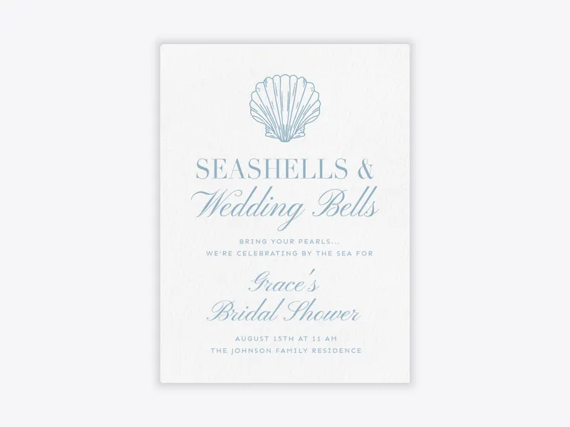 Wedding Shells - featured - Invitation
