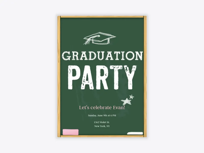 Chalkboard - featured - Invitation