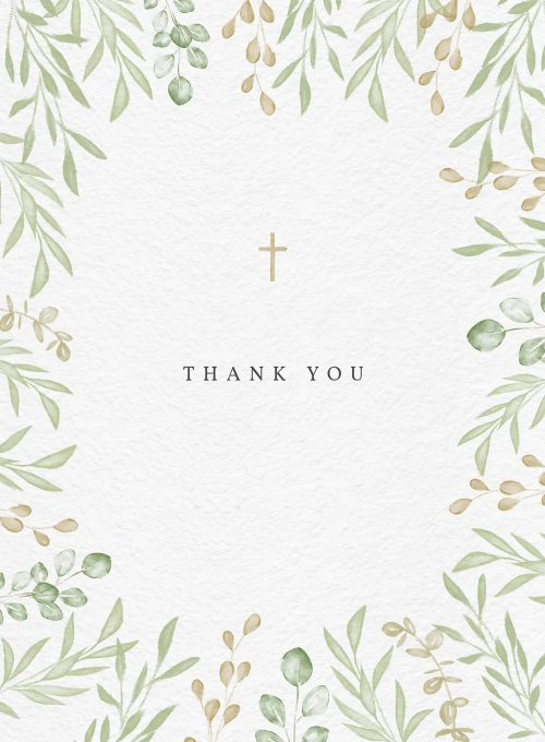 Floral Cross - religious_and_inspirational_cards - Card