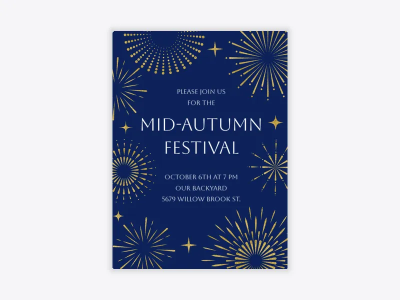 Fun and Fireworks - mid_autumn_festival - Invitation