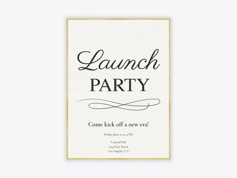 Launch Party - launch_parties_grand_openings - Invitation