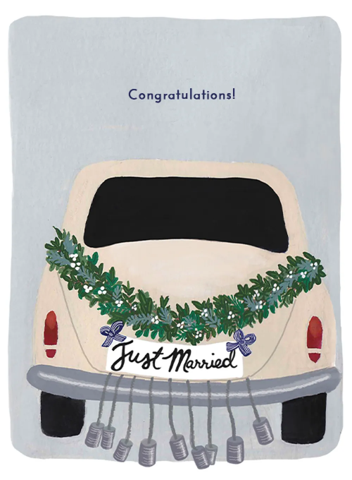 Just Married Card - wedding_bridal_cards - Card