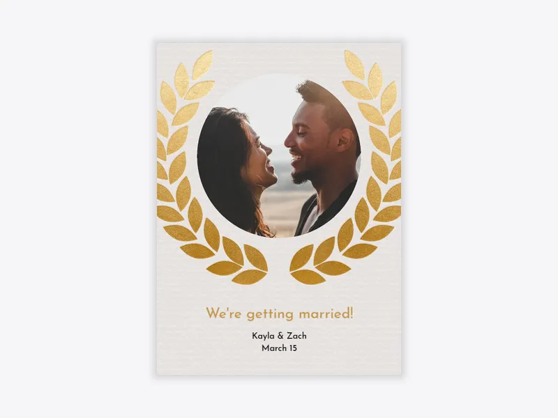 Laurel Greek Letters (Photo) - greek_life - Invitation