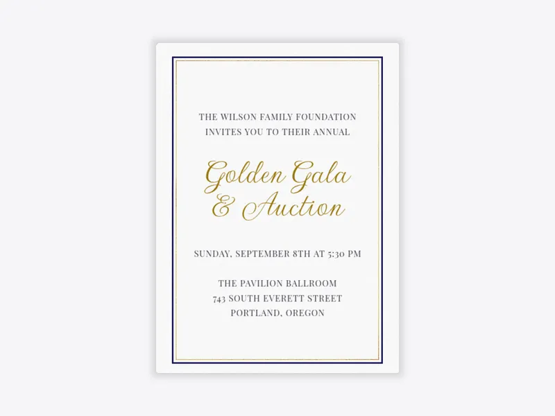 Modern Frame - dinner_party - Invitation